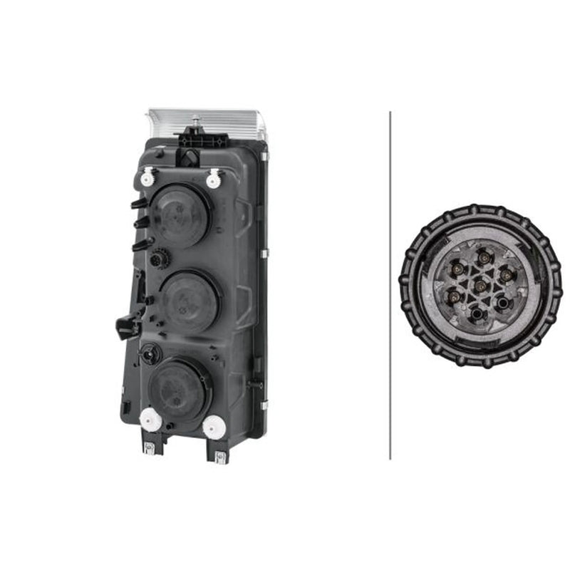 Hella Headlight Headlamp W5W Right fits Renault Trucks Magnum 2000 on