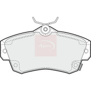 Apec Front Brake Pad Set fits Chrysler Pt Cruiser 2000-2010 1.6 2.0 2.2 2.4