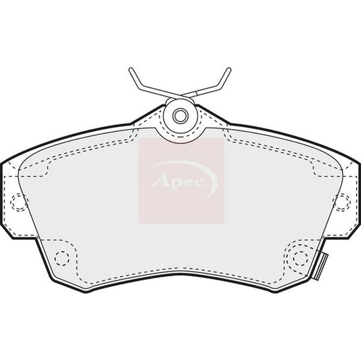 Apec Front Brake Pad Set PAD1118