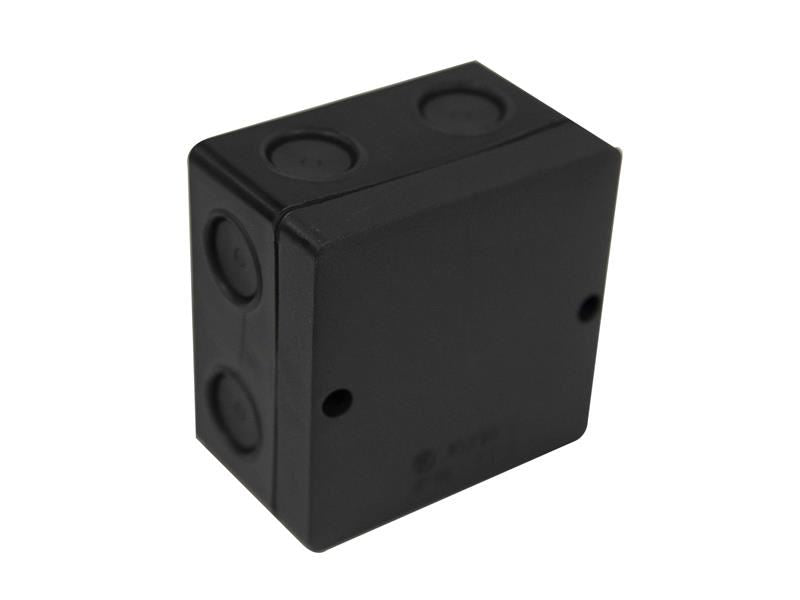 Dencon IP66 Junction Box Black 81 x 81mm Dencon - Dynamic Drive