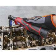Sealey Cordless Ratchet Wrench Body Only 3/8" Drive 12V Heavy Duty LED Indicator Sealey  - Dynamic Drive