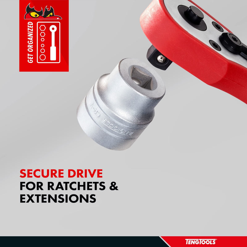 Teng Tools 1/2" Socket 6 pt Metric 33mm Teng Tools - Dynamic Drive