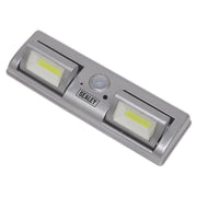 Sealey GL931 Auto Light 1.2W COB LED with PIR Sensor 3 x AA Cell Sealey - Dynamic Drive