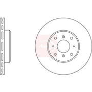 Apec Front Brake Vented Discs & Pads fits Rover 800 1988-1999 2.5