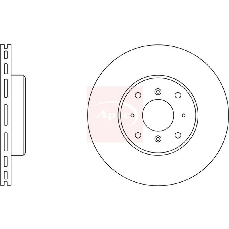 Apec Front Brake Vented Discs & Pads fits Rover 800 1988-1999 2.5