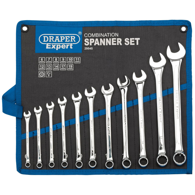 Draper Expert HI-TORQ Metric Combination Spanner Set (11 Piece) Draper - Dynamic Drive
