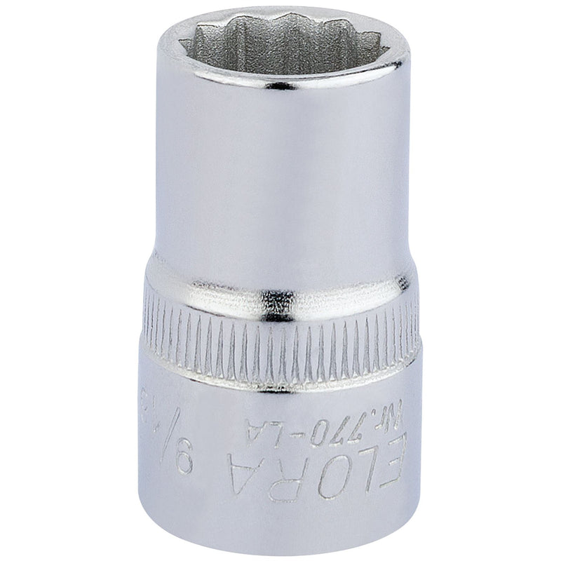 Draper Elora Bi-Hexagon Socket, 1/2" Sq. Dr., 9/16" 24369 Draper - Dynamic Drive
