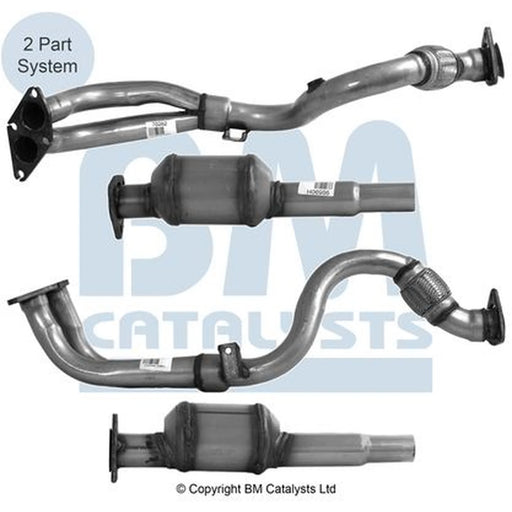 BM Catalysts Homologated Petrol Cat fits VW Golf 1992-1997 1.6