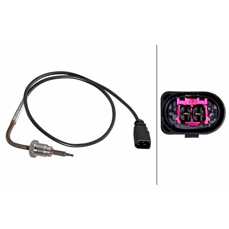 Hella Exhaust Gas Temperature Sensor before exhaust turbocharger fits Audi A8 D4