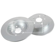Borg & Beck Rear Brake Solid Discs & Pads fits Toyota Corolla Verso 2004-2009