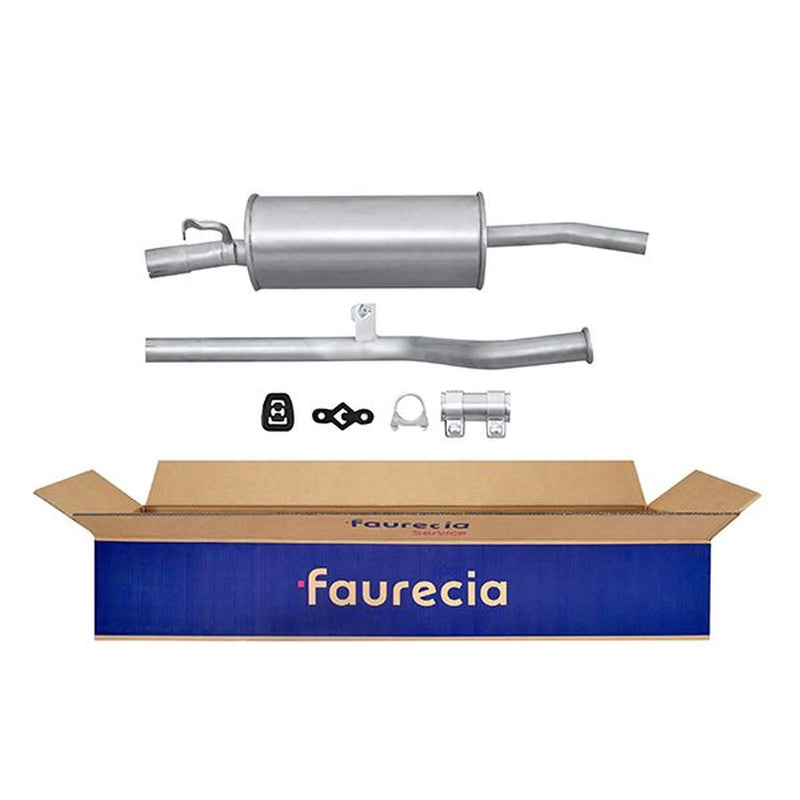 Hella End Silencer Rear fits Fiat Panda 1986-1994