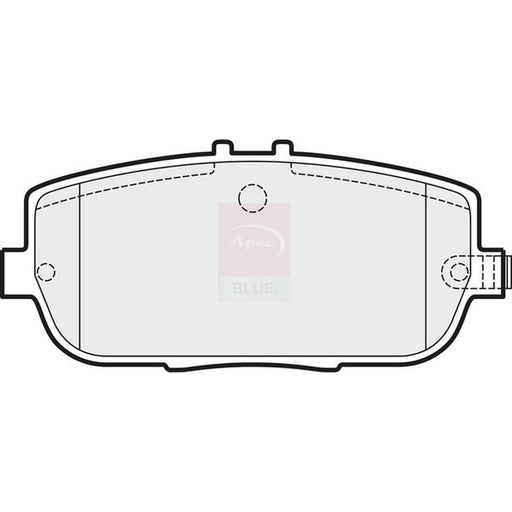 Apec Front & Rear Pads fits Mazda MX-5 2005-2016 1.8 2.0