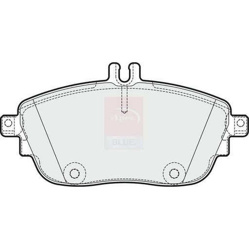 Apec Front Brake Pad Set fits Infiniti Q30 2015 on 1.5 1.6 2.0 2.2
