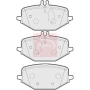 Apec Rear Brake Pad Set fits Mercedes-Benz G-Class 2019-2022 463.349 463.350