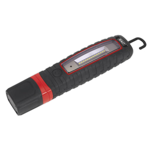 Sealey Rechargeable 360 Inspection Light 14 SMD LED & 3W SMD LED Black Lithium-i Sealey - Dynamic Drive