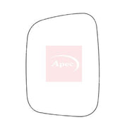 Apec Exterior Wing Mirror Glass Left fits VW Caddy III 2004-2010 1.9 2.0