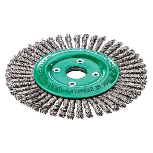 Lessmann Pipeline Brush 40 Knots 125 x 22.2mm Bore Stainless Steel Wire Lessmann - Dynamic Drive