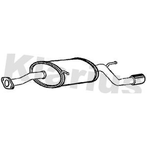 Klarius Box With Tail Pipe Right Rear CV20T