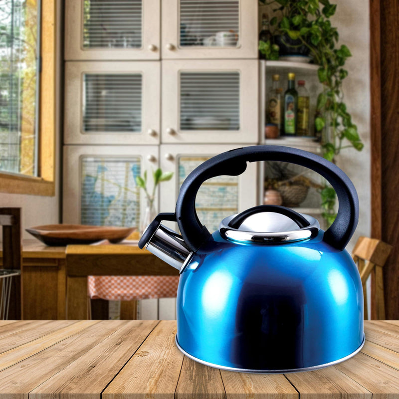 MDS1203 Liberty Blue 2.5 Litre Whistling Kettle CW-T056-B1BL Liberty Leisure UK - Dynamic Drive
