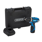 Draper 12V Drill Driver, 1 x 1.5Ah Battery, 1 x Fast Charger - DD12VD - image 1