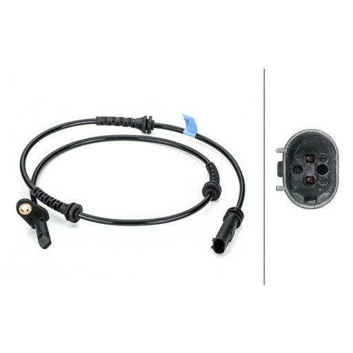 Hella ABS Wheel Speed Sensor Rear fits BMW 5 2009-2017