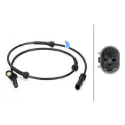 Hella ABS Wheel Speed Sensor Rear 6PU 012 806-491