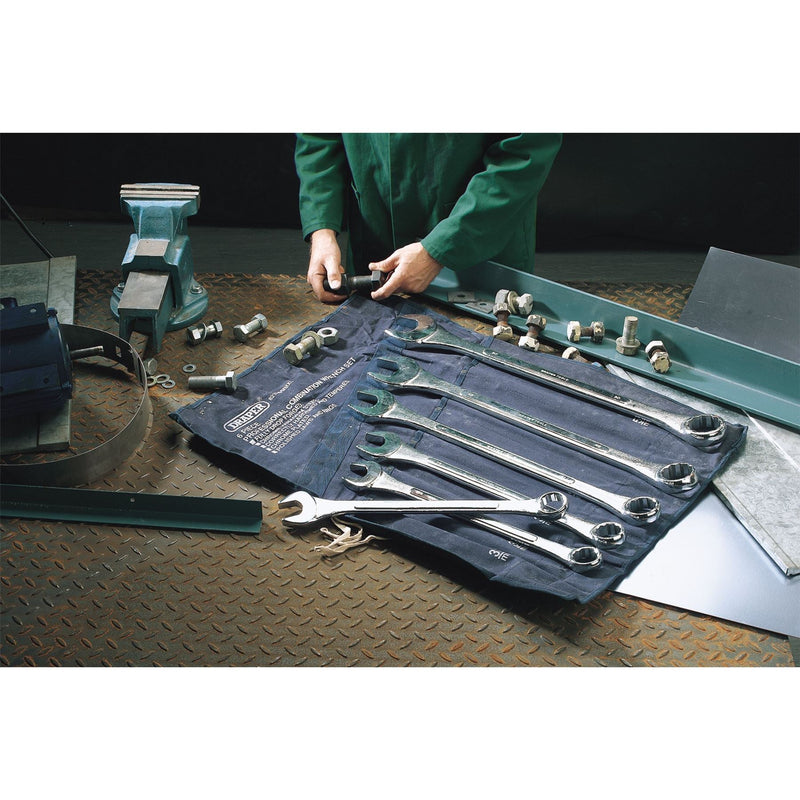 Draper Heavy Duty Long Pattern Metric Combination Spanner Set (6 Piece) 31167 Draper - Dynamic Drive