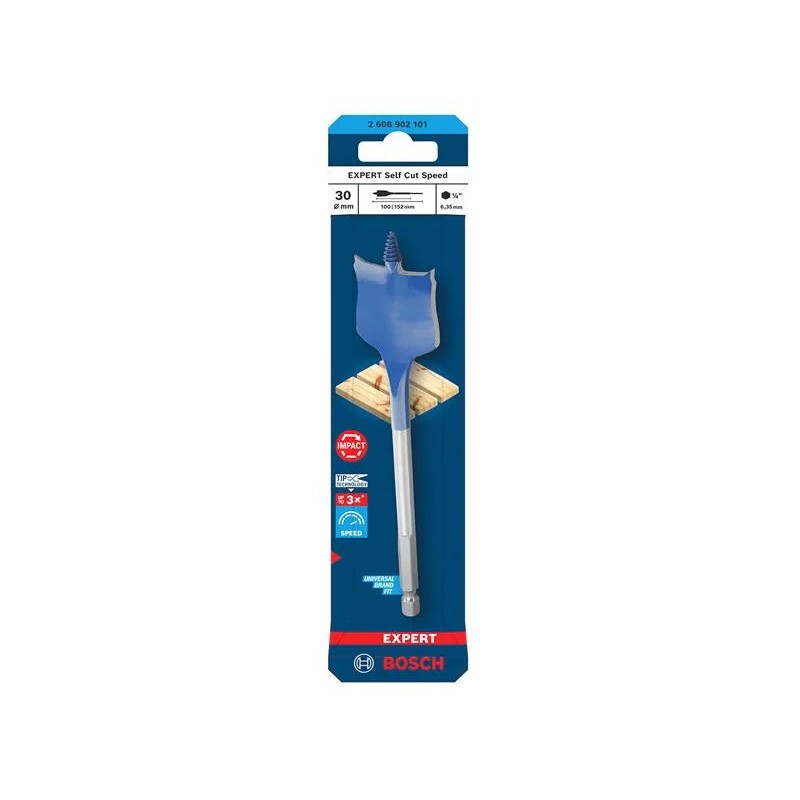 Bosch Powertool Accessories EXPERT Self Cut Speed Spade Drill