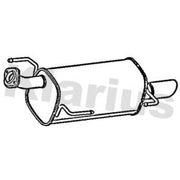 Klarius Box With Tail Pipe Rear fits Nissan Juke 2014-2019 1.2