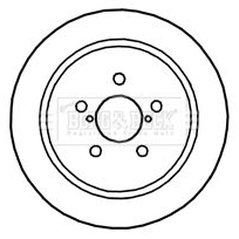 Borg & Beck Front & Rear Brake Discs & Pads fits Subaru Impreza 2000-2009 2.0