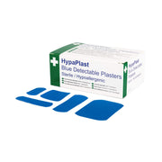 Safety First Aid HypaPlast Assorted Blue Catering Plasters - Pack of 100 Safety First Aid Group  - Dynamic Drive