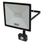 Sealey Extra Slim Floodlight with PIR Sensor 50W SMD LED Sealey  - Dynamic Drive