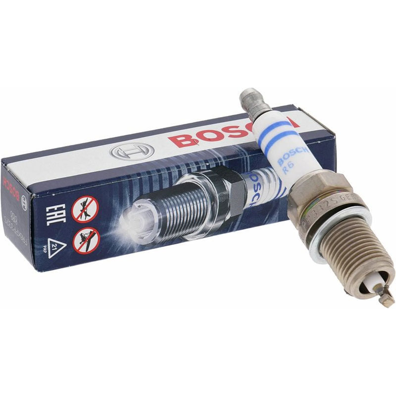 Bosch Ignition Service Kit (10 Spark Plugs + Ignition Coil) fits Audi A6 C6