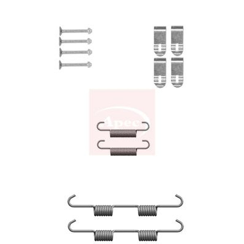 Apec Parking Brake Shoe Accessory Kit Rear fits Kia Sorento III 2015-2020 2.2