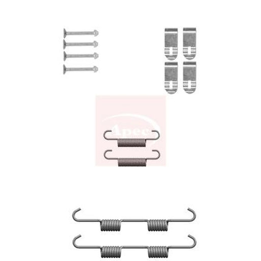 Apec Parking Brake Shoe Accessory Kit Rear KIT2139