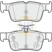NAPA Rear Brake Pad Set fits Ford Focus IV 2020-2025 1.0