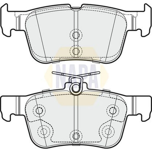 NAPA Rear Brake Pad Set NBP1707