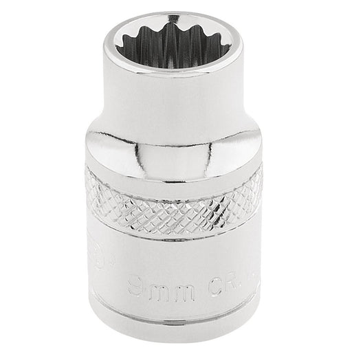 Draper HI-TORQ 12 Point Socket, 3/8" Sq. Dr., 9mm 32769 Draper - Dynamic Drive