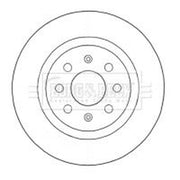 Borg & Beck Front & Rear Brake Discs & Pads fits Fiat Punto Evo 2009-2012