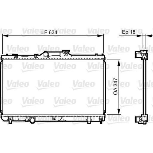 Valeo Engine Radiator 731441