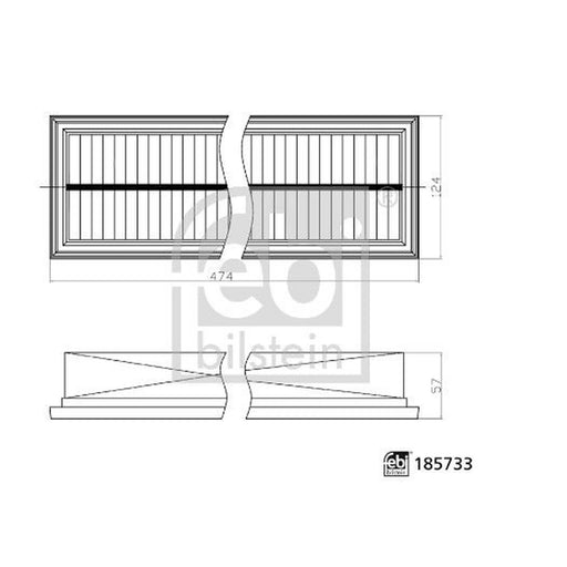 Febi Cabin Air Filter (Pollen Filter) 185733