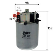 Valeo Fuel Filter Element 587613