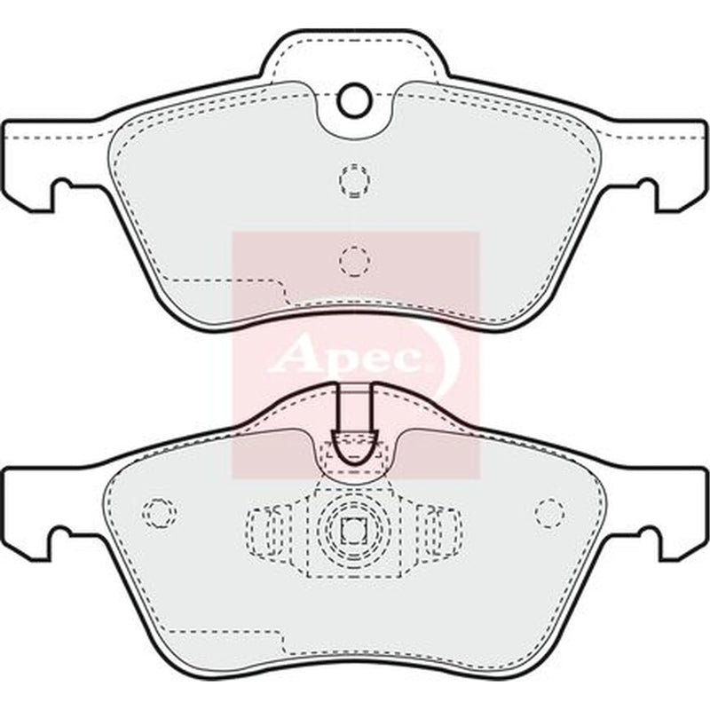 Apec Front Brake Pad Set PAD1257