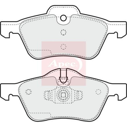Apec Front Brake Vented Discs & Pads fits Mini Mini 2001-2008
