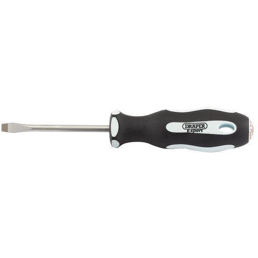 Draper Plain Slot Soft Grip Screwdriver, 5.5 x 75mm 34976 Draper - Dynamic Drive