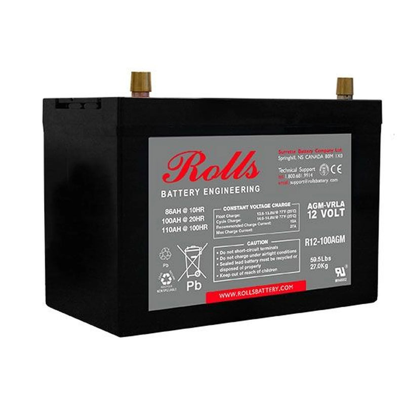Rolls AGM Battery 12V 100Ah Series 2
