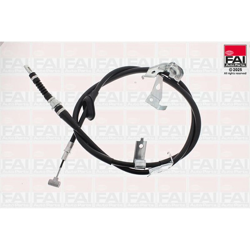 FAI Handbrake Cable Left Rear fits Fiat Sedici 2006-2014 1.6 1.9 2.0