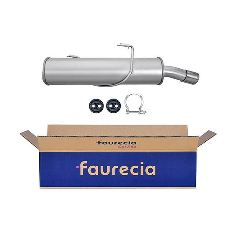 Hella End Silencer Rear fits Peugeot 206 1999-2007 2.0