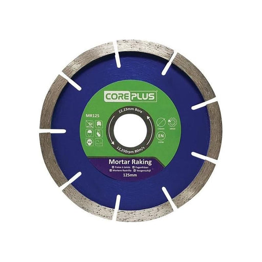 Coreplus MR125 Mortar Raking Diamond Blade 125mm CorePlus - Dynamic Drive