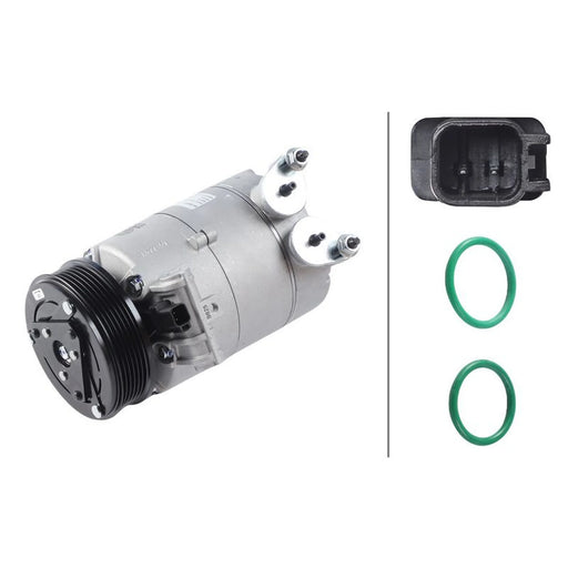 Hella Air Conditioning Compressor fits Ford C-Max II 2010-2019 1.6